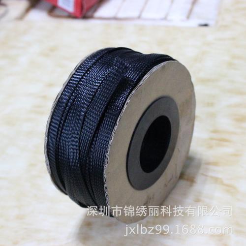 厂家批发16mm尼龙编织网管 蛇皮网 pet伸缩避震套管